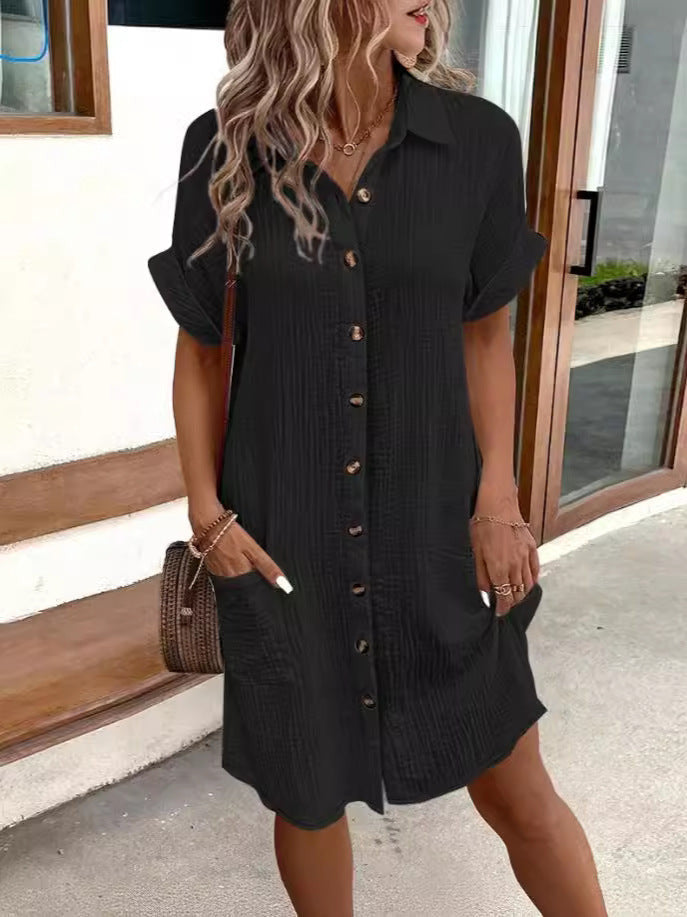 Mustard Breeze Casual Dress